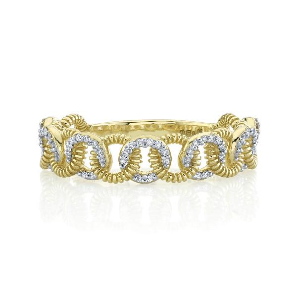 Diamond And Strie Link Band
