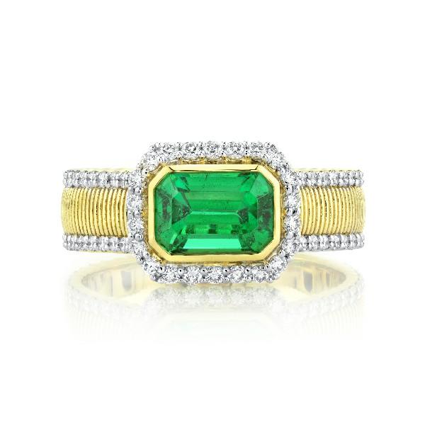 Emerald And Diamond Band