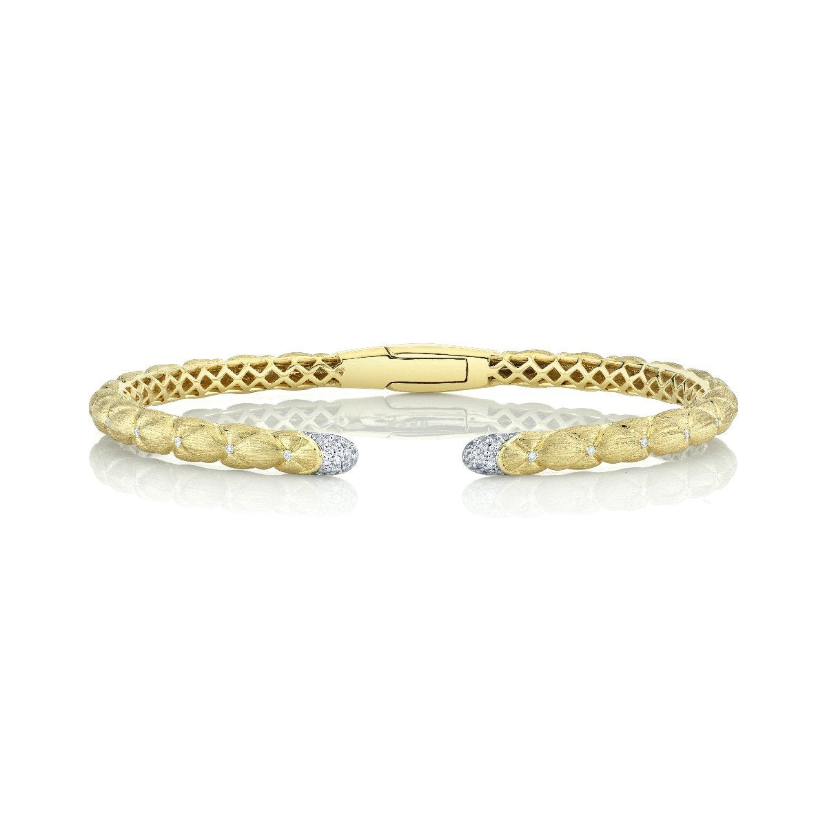 Stretch Quilted Diamond Bracelet
