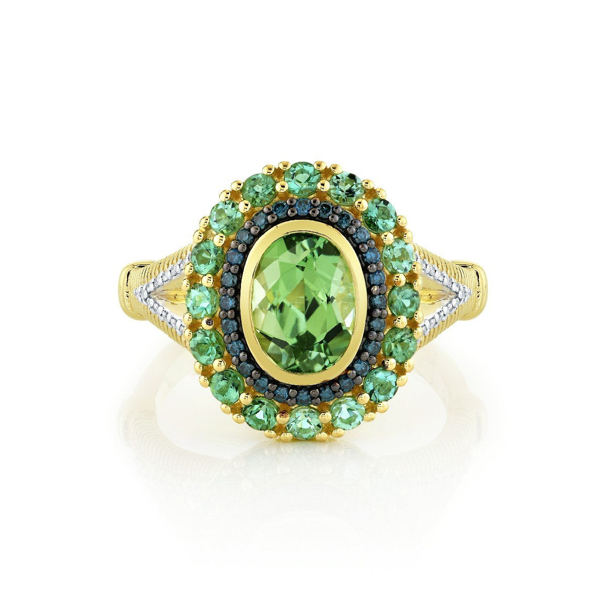 Mint Green Tourmaline Ring