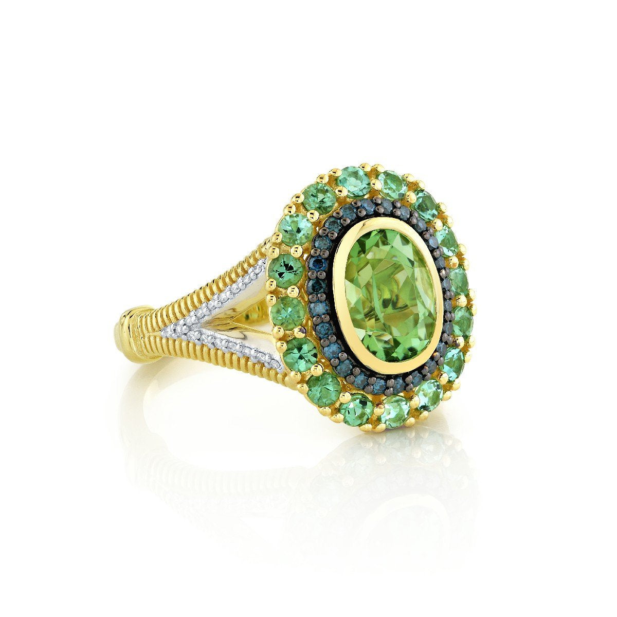 Mint Green Tourmaline Ring