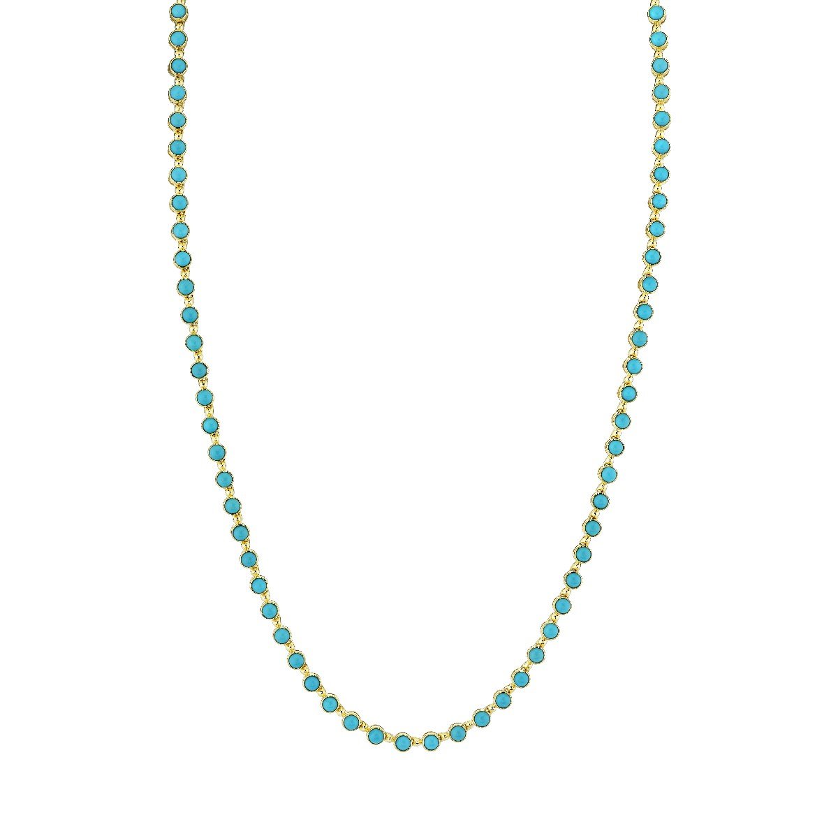 Turquoise Tennis Necklace