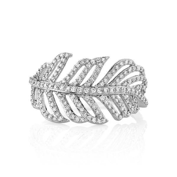 Diamond Feather Band