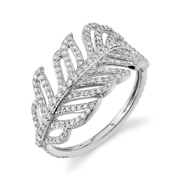 Diamond Feather Band