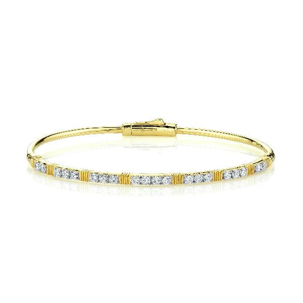 Diamond Bracelet With Strie Stations