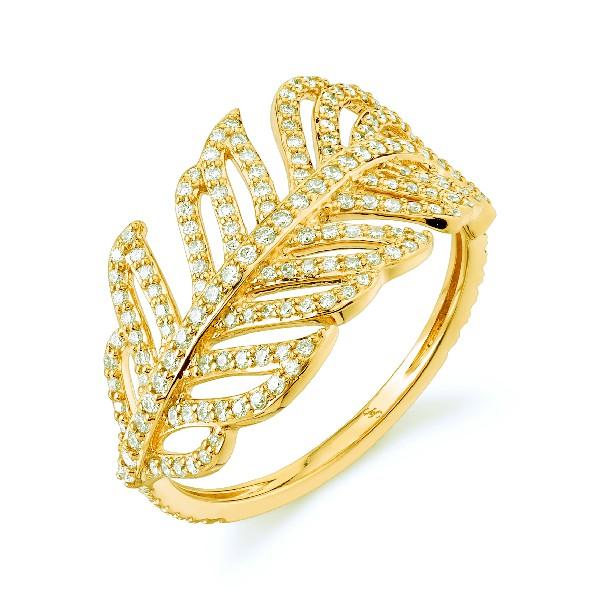 Diamond Feather Band