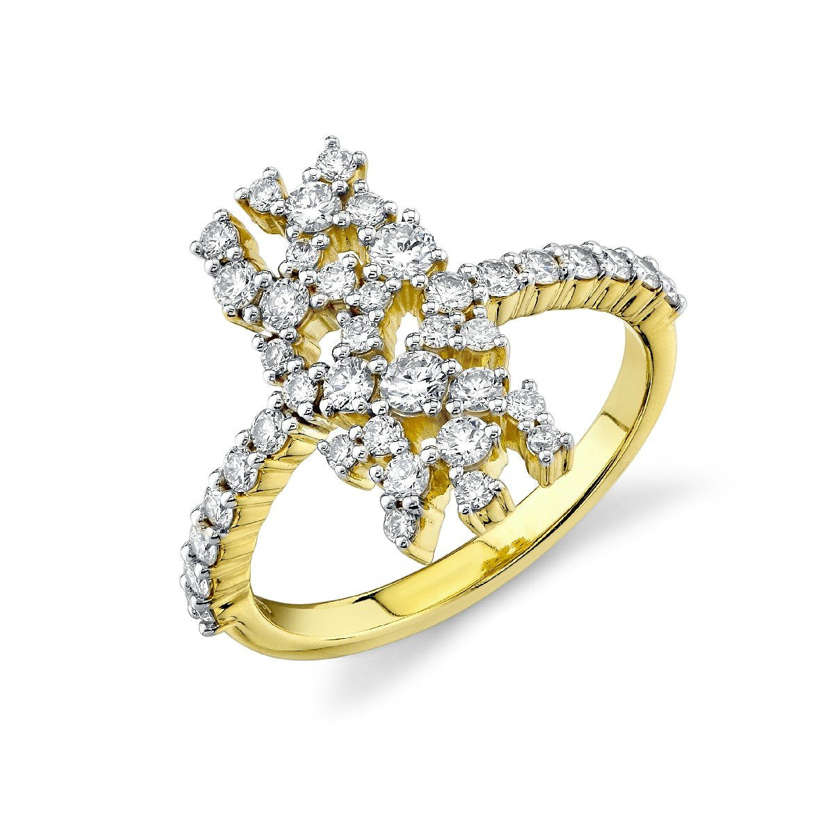 Scattered Diamond Ring