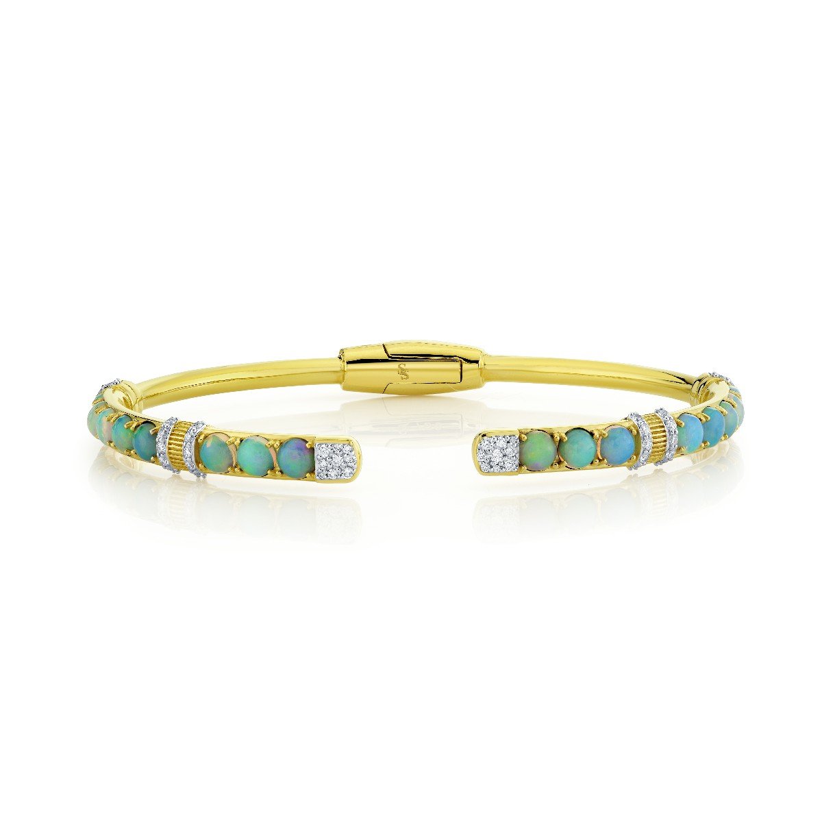 Opal And Diamond Bracelet