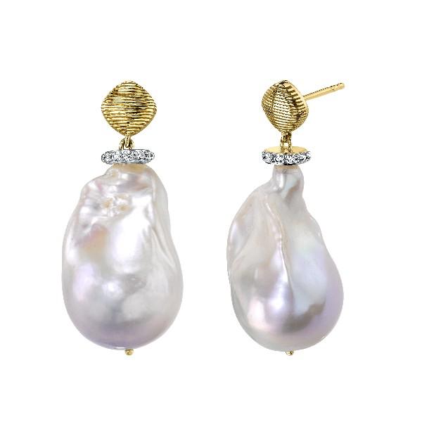 Baroque Pearl Drop Earrings