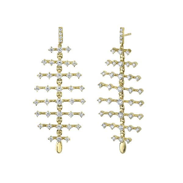 Diamond Fringe Earrings