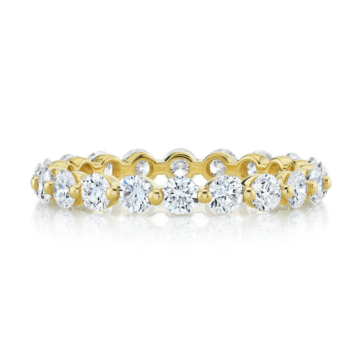 Diamond Eternity Band With Prong Spacers