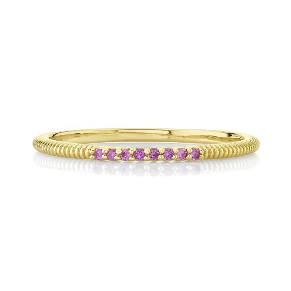 Pink Sapphire Strie Band