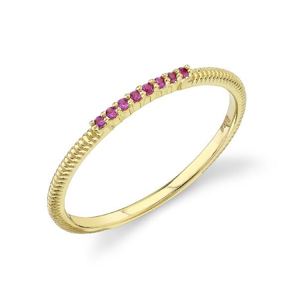 Pink Sapphire Strie Band