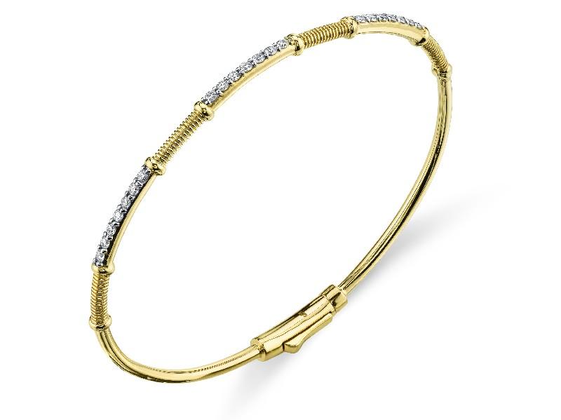 Diamond Bracelet With Strie Stations