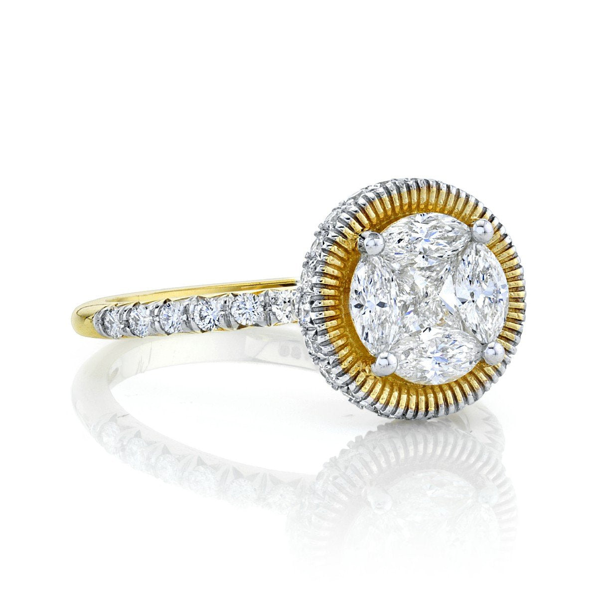 Diamond 2 Carat Look Alike Cipriani Ring