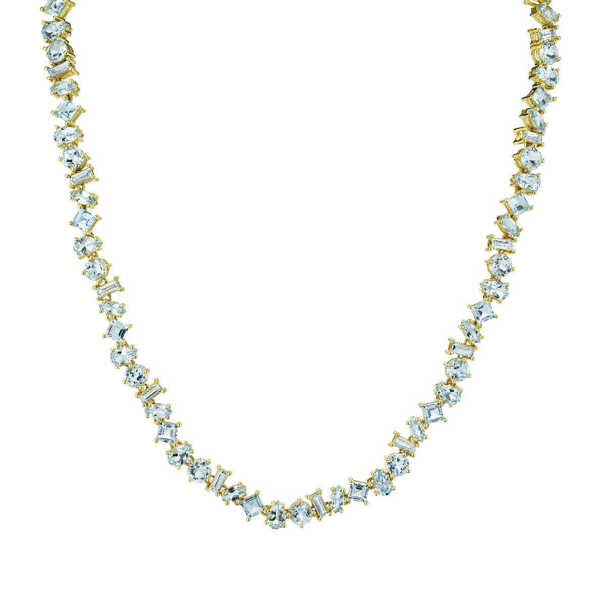 Sky Blue Topaz Mix Shape Collar