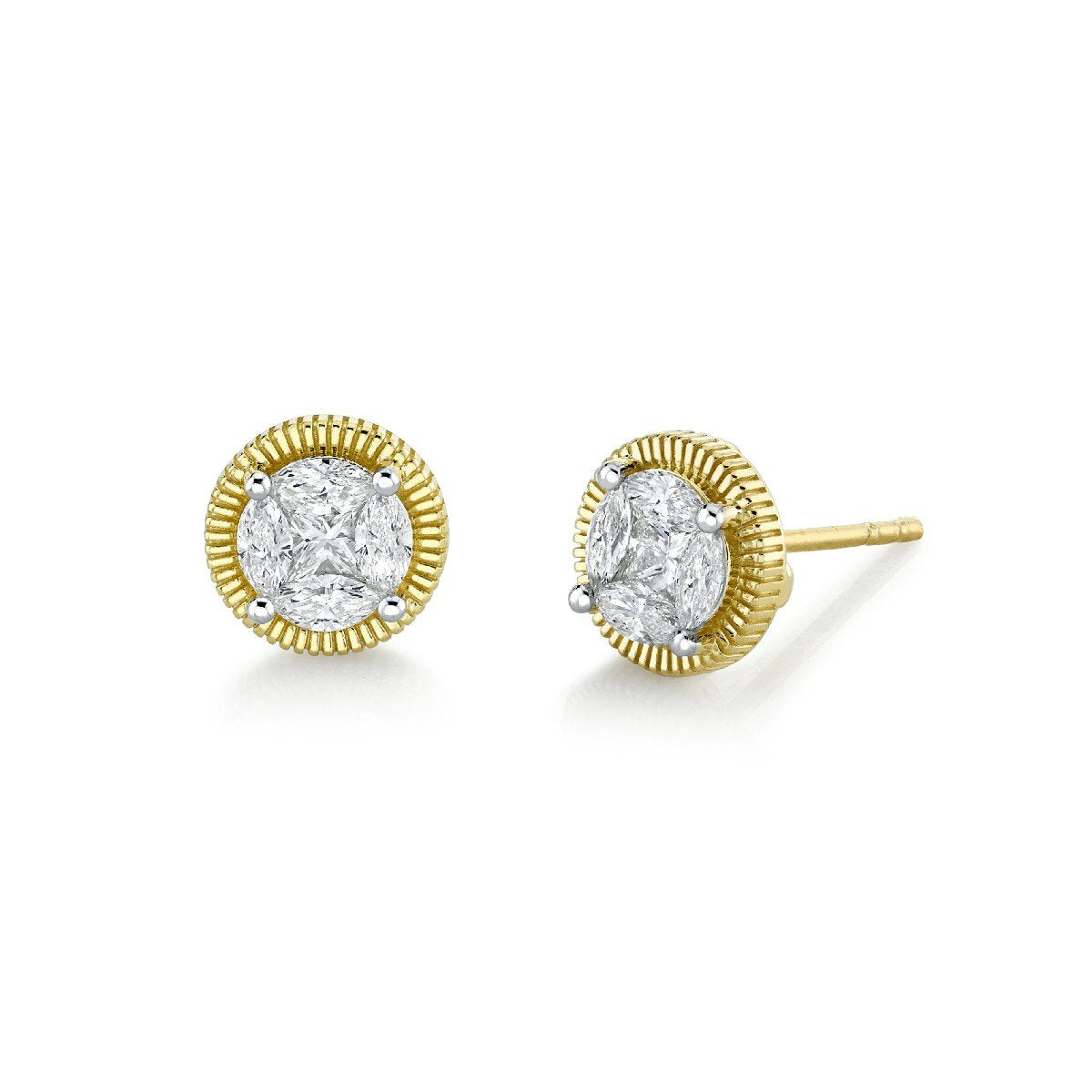 Diamond 1 Carat Look Alike Cipriani Studs