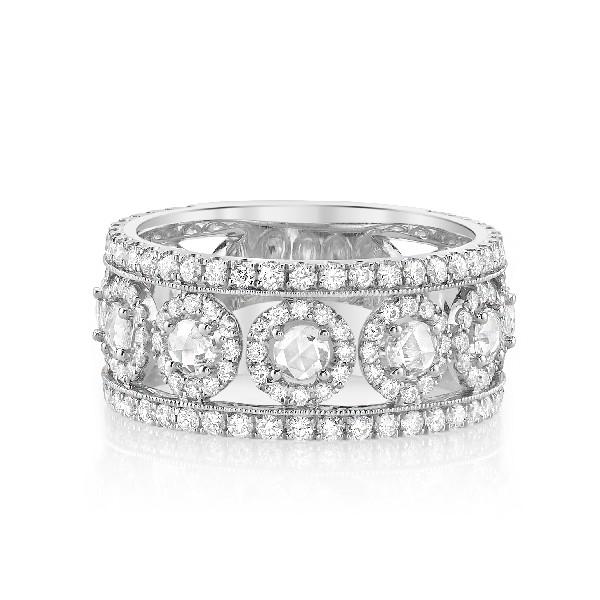 Rose Cut Diamond Band