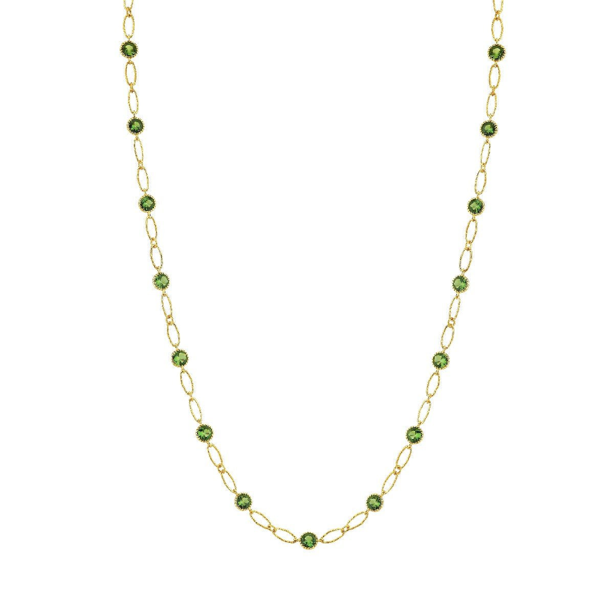 Light Tsavorite Lacey Chain