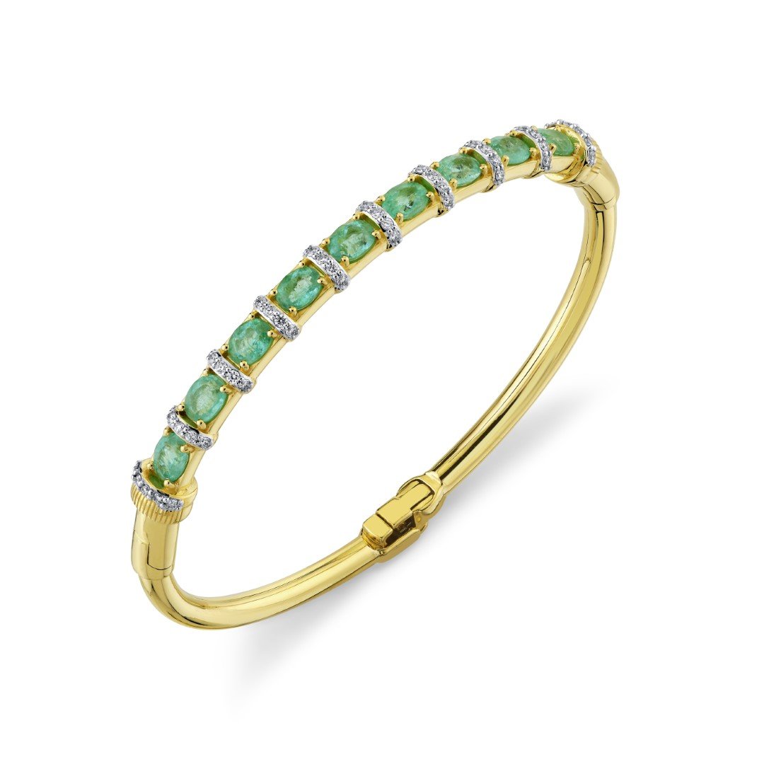 Paraiba Tourmaline And Diamond Bracelet