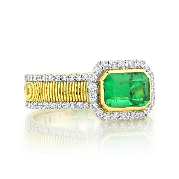 Emerald And Diamond Band