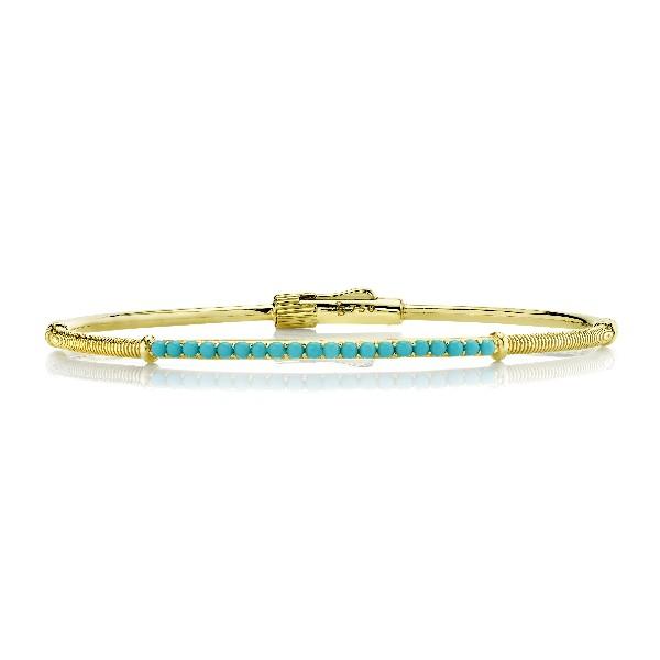 Turquoise & Strie Bracelet