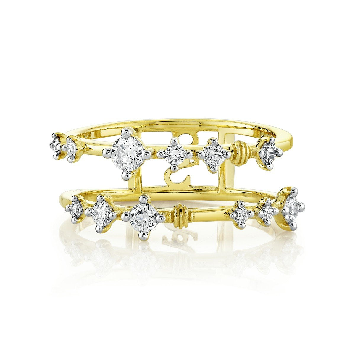 Diamond Confetti Double Row Band