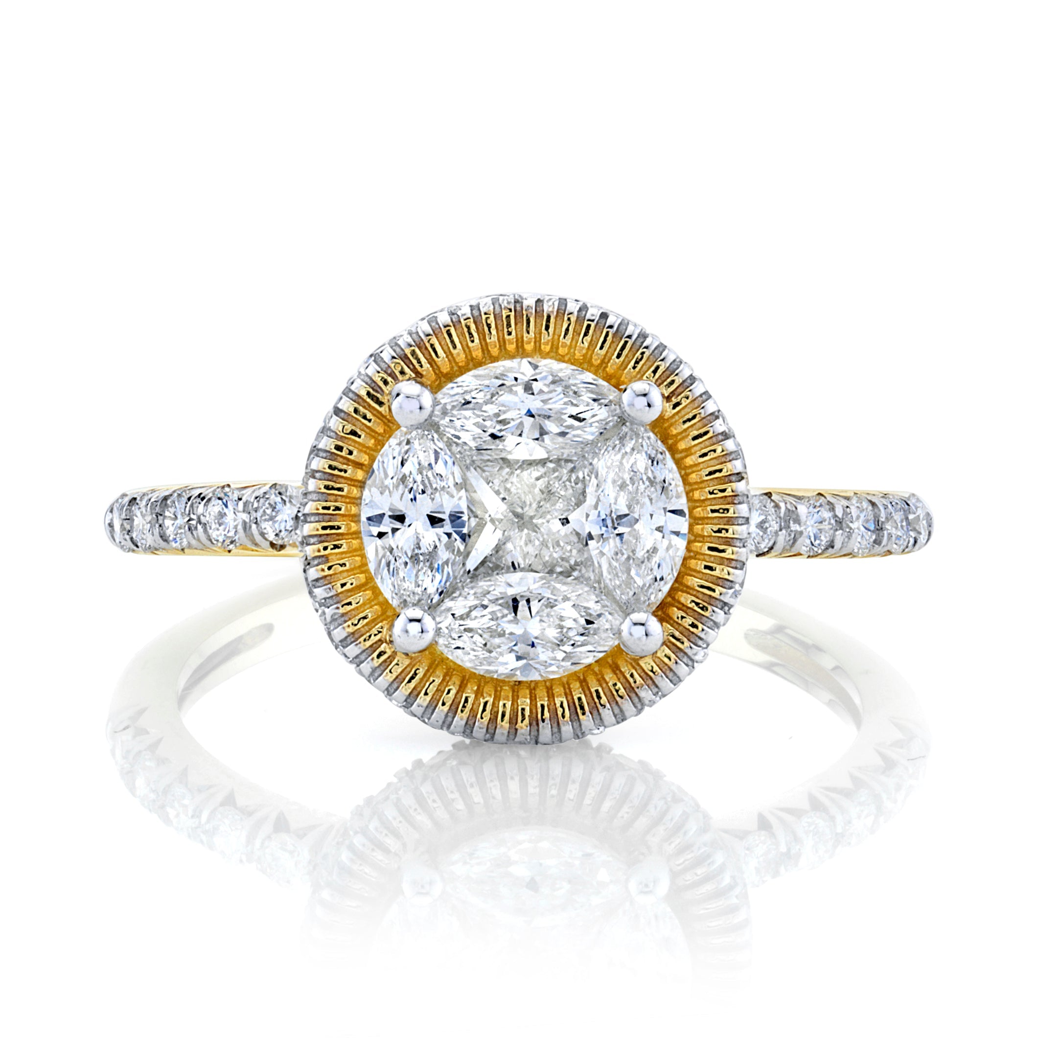 Diamond 2 Carat Look Alike Cipriani Ring